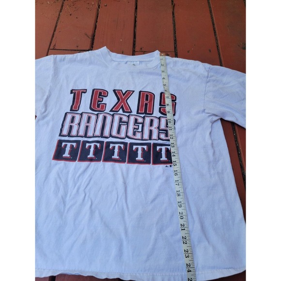 Vintage Adidas Texas Rangers Shirt Mens Medium MLB Baseball Team 2000s - Picture 7 of 7